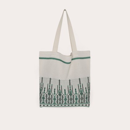 Tote Bag Candle Green